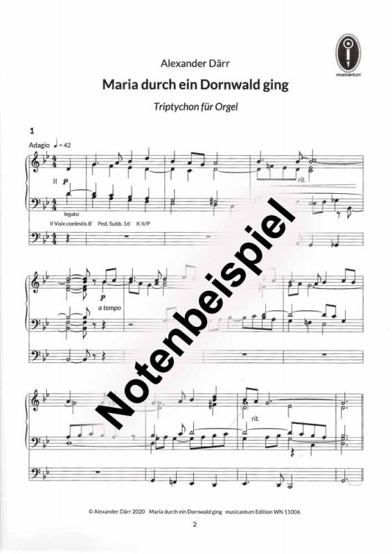 Maria durch ein Dornwald ging